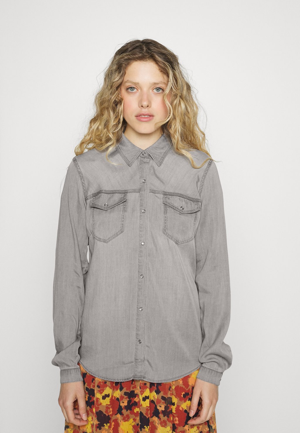 

Блуза VIBISTA SHIRT VILA, цвет Light Grey Denim