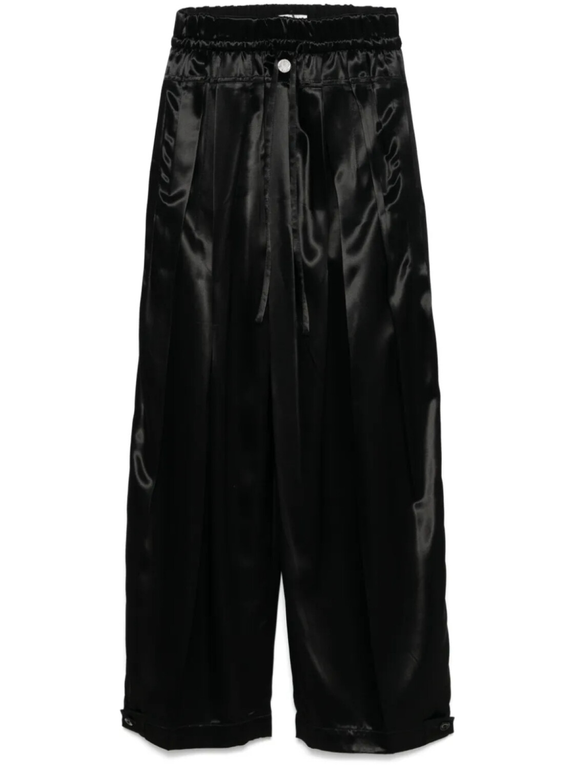 

Jil Sander атласные брюки палаццо, черный