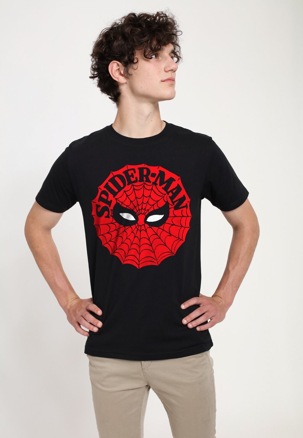 

Футболка с принтом SPIDER-MAN CLASSIC FLAT SPIDER Marvel, черный