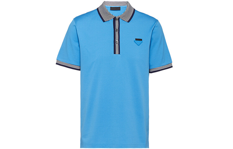 

Рубашка поло мужская синяя Prada, синий