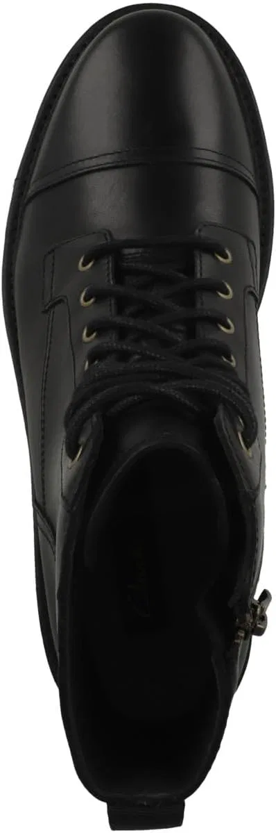 Мужские ботинки Clarks Clarkridge Hi Trainers, Black — фото 2