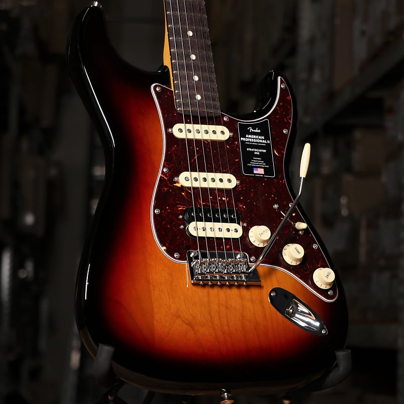 

Электрогитара Fender American Professional II Stratocaster HSS, Rosewood Fingerboard, 3-Color Sunburst