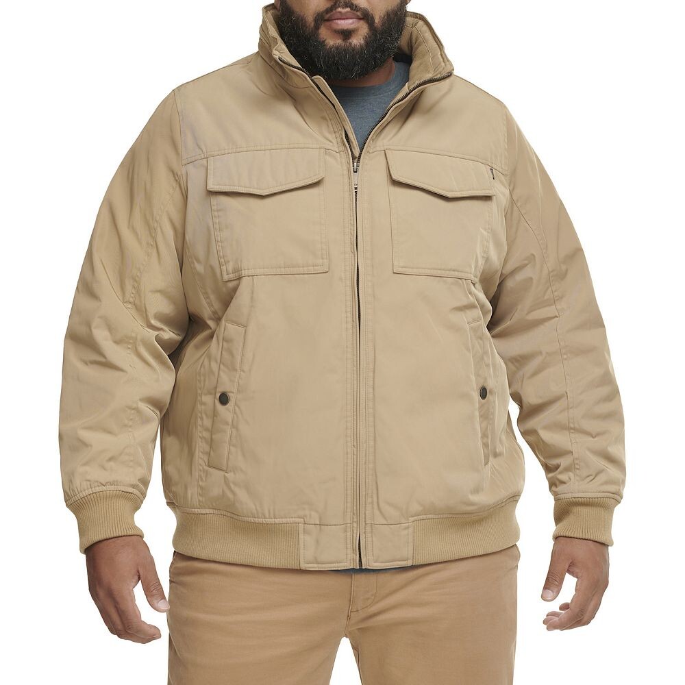 

Бомбер с двумя карманами Big & Tall Dockers Polytwill, цвет Harvest Gold
