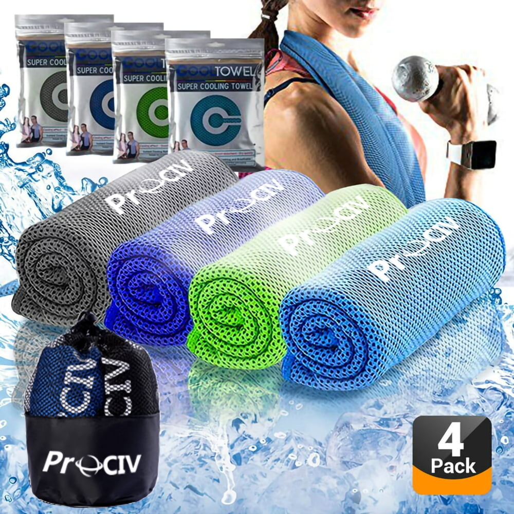 

Полотенца для шеи и лица Prociv, 4 штуки