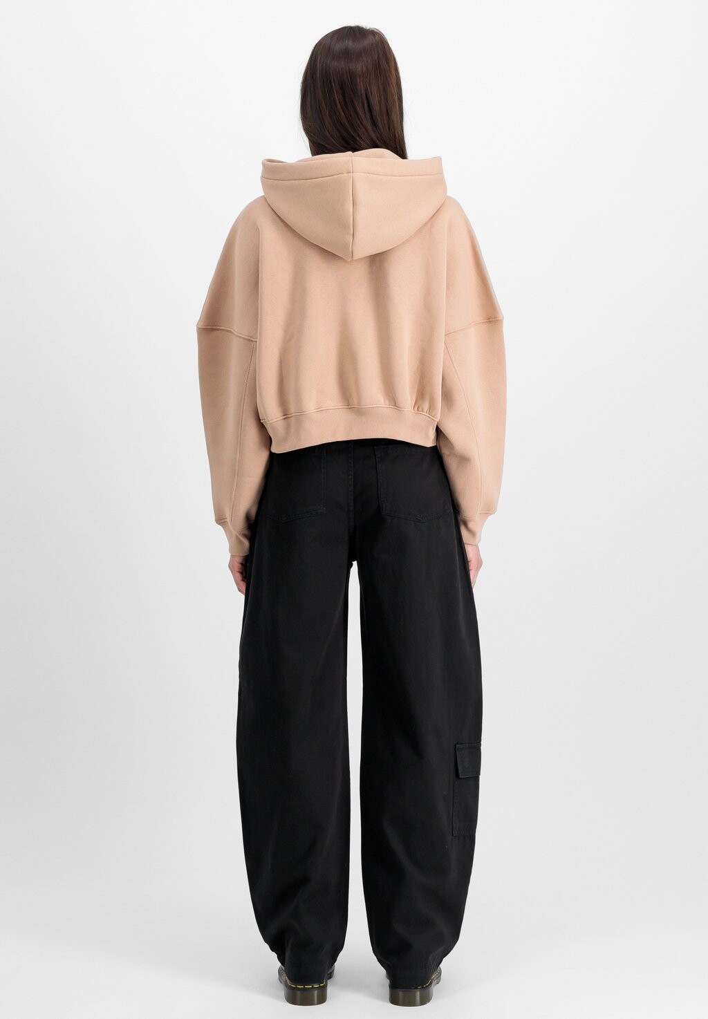 

Толстовка с капюшоном LOGO Alpha Industries, бежевый