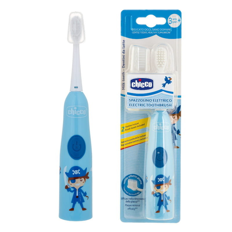 

Электрическая зубная щетка Chicco Blue Pirate 3+