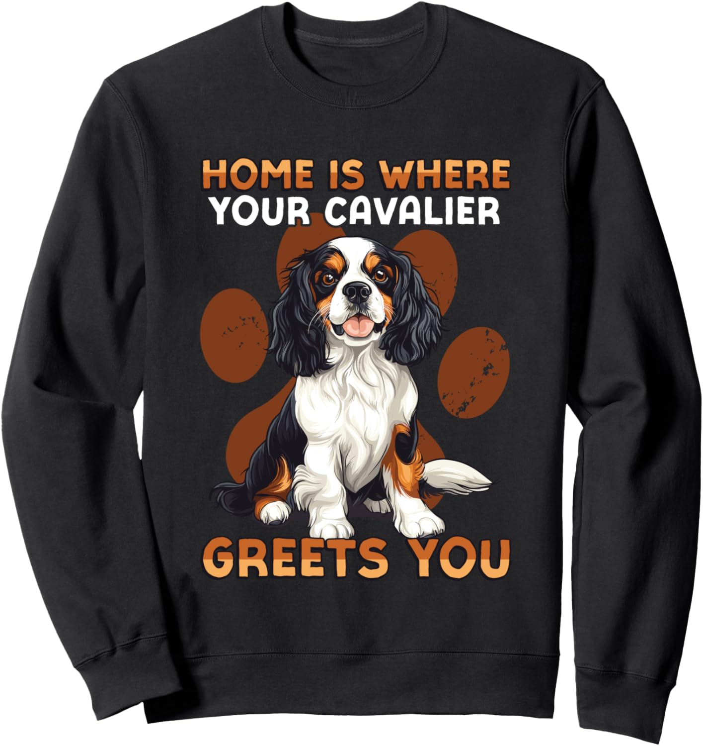 

Толстовка с изображением кавалер-кинг-чарльз-спаниеля Cavalier King Charles Spaniel Dog Lover Designs, черный