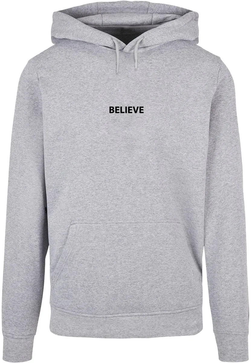 

Толстовка с капюшоном Merchcode " Merchcode Men's Believe Front Basic Hoody", серый