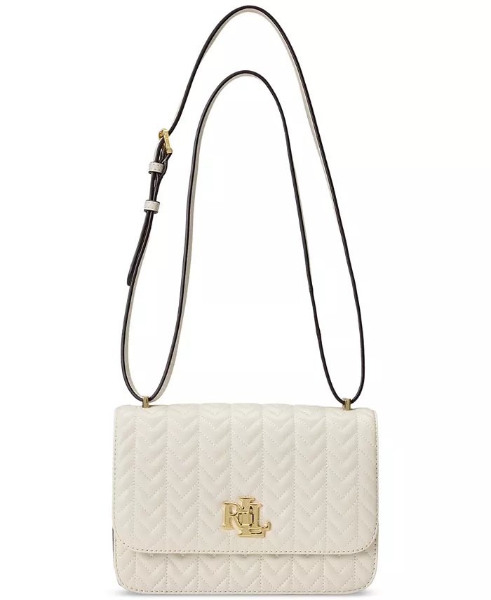 

Маленькая сумка Sophee из стеганой кожи наппа Lauren Ralph Lauren, белый