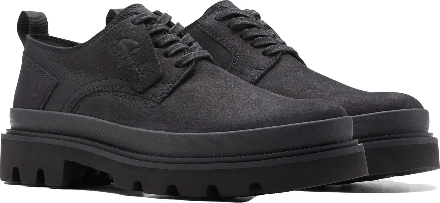 Мужские туфли Clarks Badell с шнуровкой, черный — фото 2