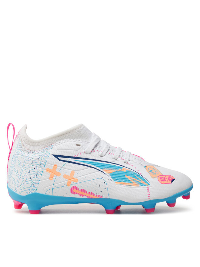 

Футбольные бутсы ULTRA 5 MATCH VOL. UP FG/AG Jr 108065 01 Puma, белый