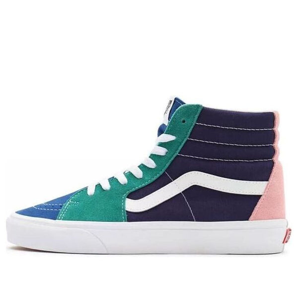 

Кроссовки retro sport sk8-hi 'white blue green' Vans, белый