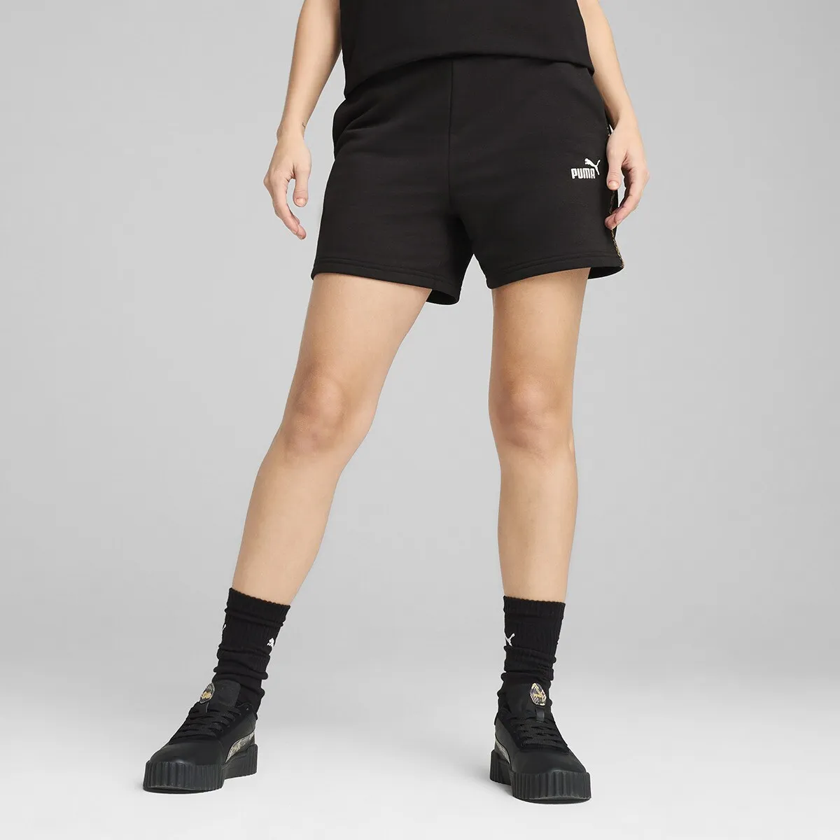 

Женские шорты ESS GRAPHIC ANIMAL 5" TR Puma, чёрный