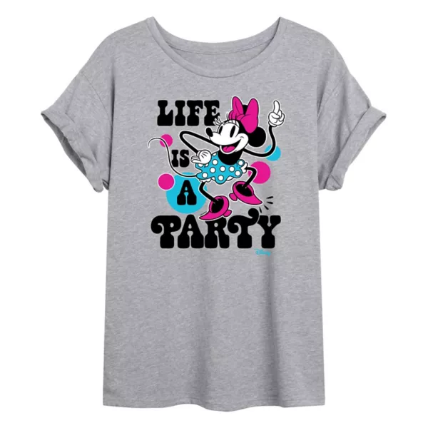 

Футболка с принтом "Минни и вечеринка" для девушек Disney, серый