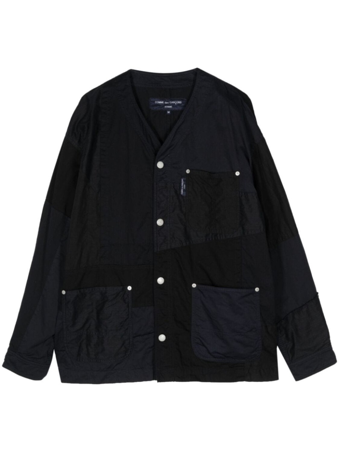 

Куртка с люверсами и вставками Comme des Garçons Homme, синий