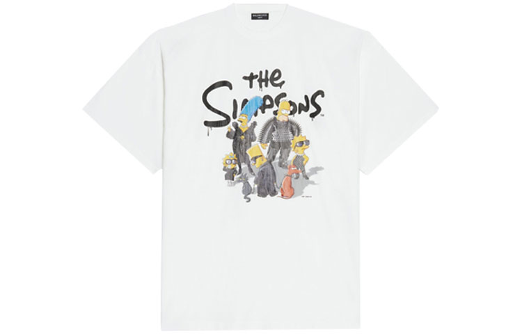 

Футболка X The Simpsons Oversize Balenciaga, белый