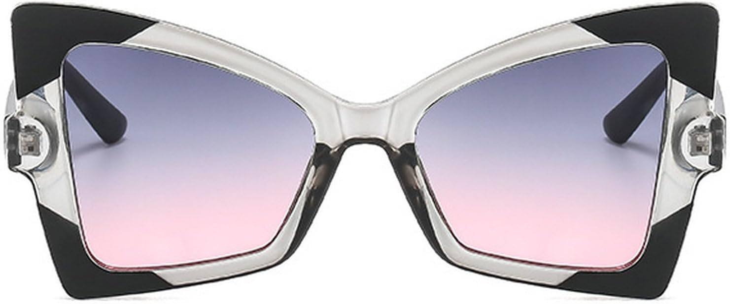 

Солнцезащитные очки Willochra Retro Butterfly 2024, модные женские градиентные солнцезащитные очки, роскошные дизайнерские очки большого размера, защита от УФ-излучения UV400, Gary