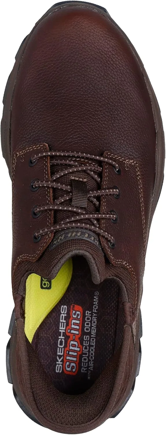 Мужские лоферы Skechers Respected Garrett, коричневый — фото 3