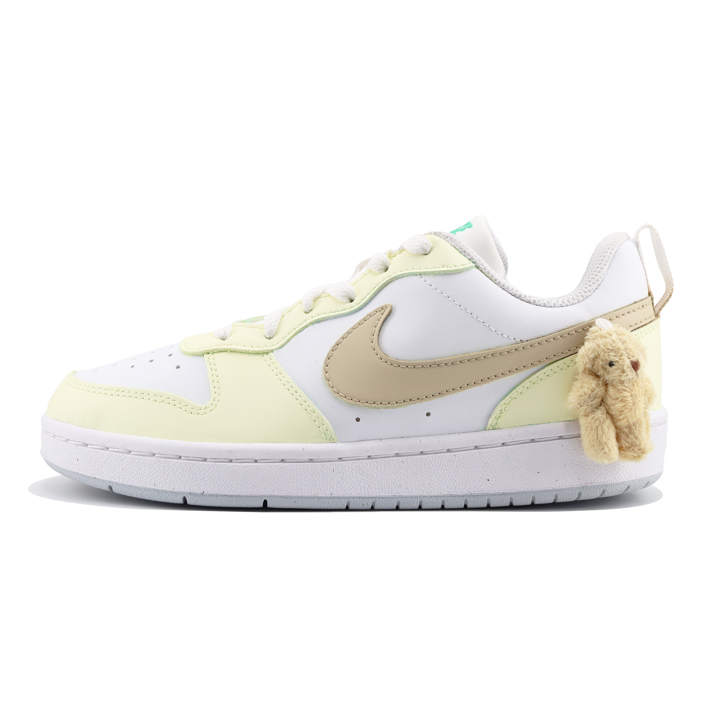 

Низкие детские кроссовки для скейтбординга Court Borough для подростков Nike, желтый