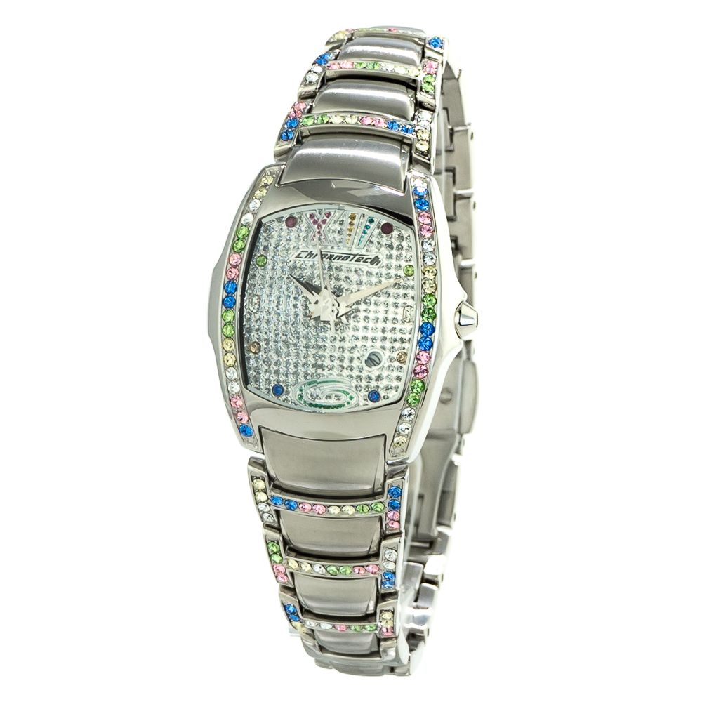 

Женские часы Chronotech Steel, серебряный