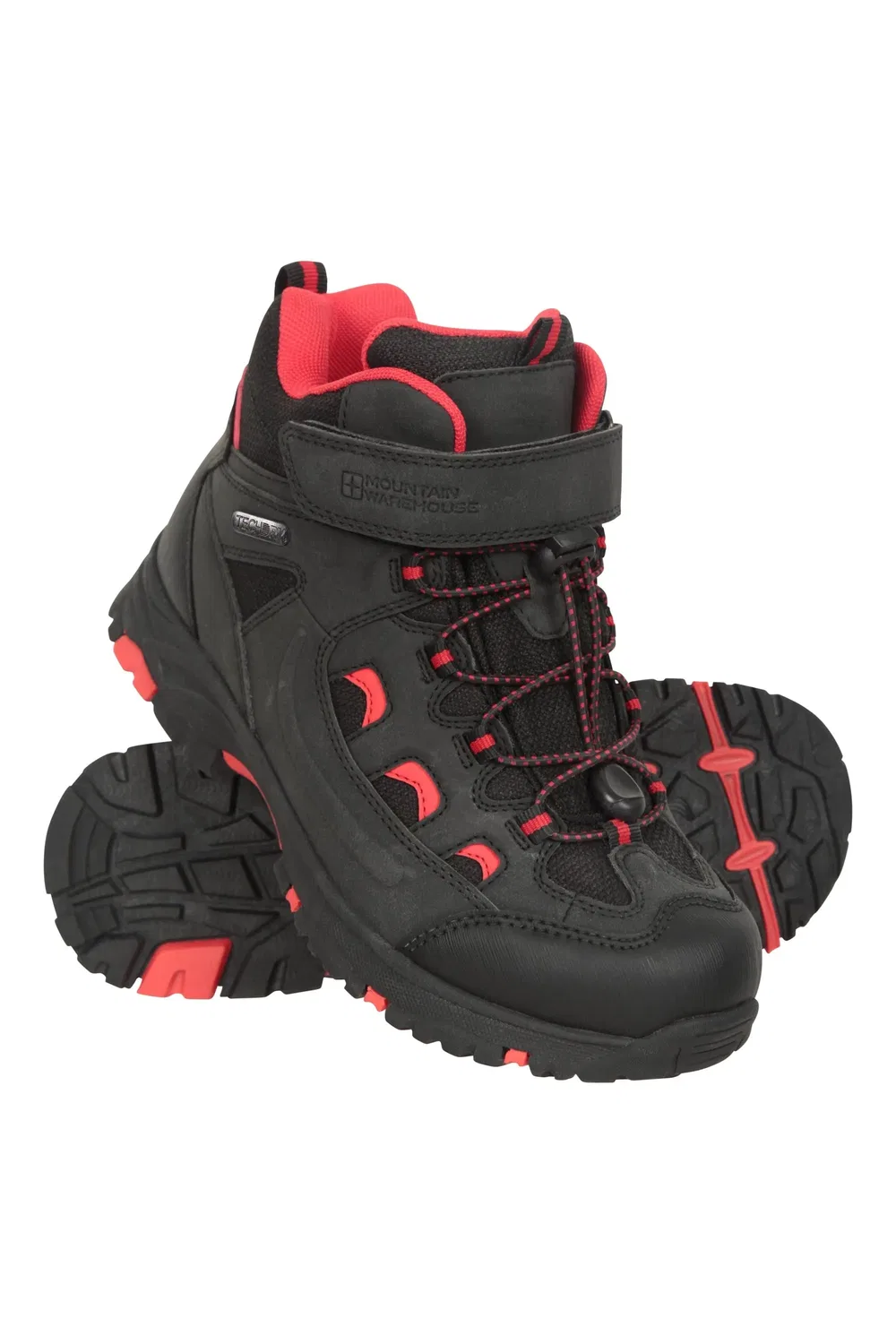 Детские ботинки Mountain Warehouse Adventurer Adaptive водонепроницаемые, черный