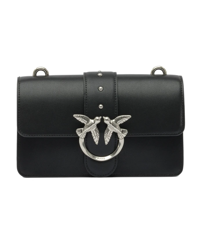 

Черная сумка через плечо в шикарном стиле Pinko, черный