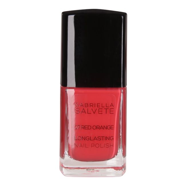 

Стойкий лак для ногтей Gabriella Salvete, цвет 27 red orange, 11 мл