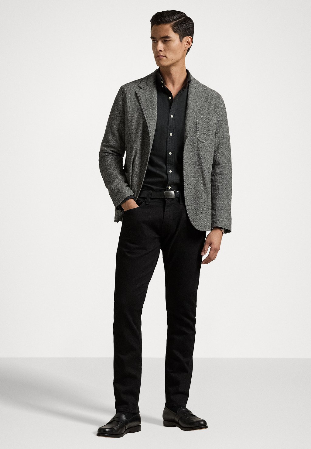 Рубашка LONG SLEEVE SPORT SHIRT Polo Ralph Lauren, черный — фото 2