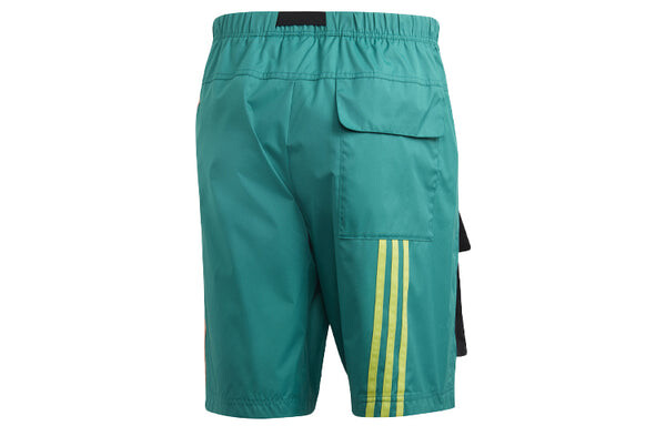 Шорты оригинальные тканые шорты Adidas, зеленый — фото 2