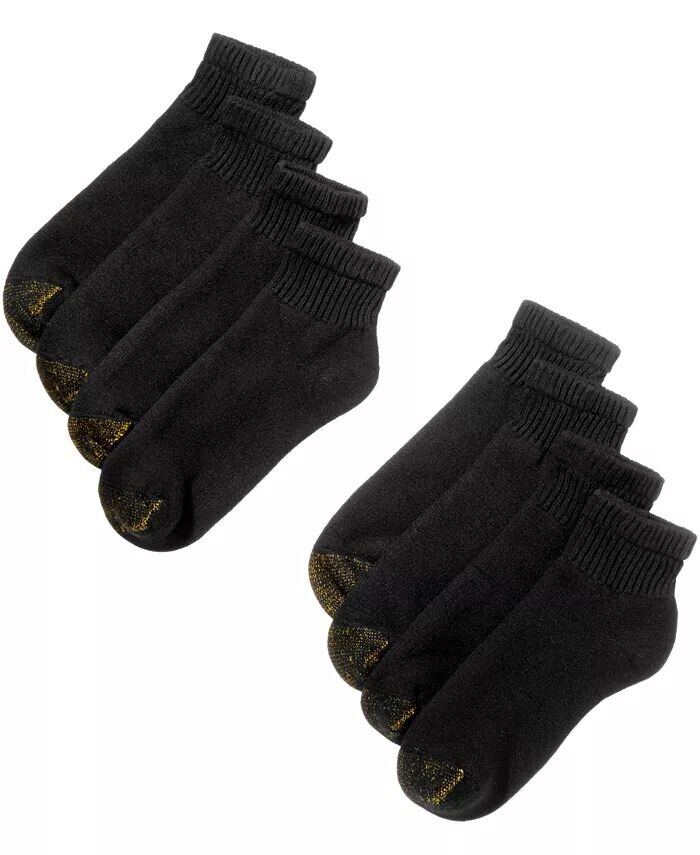 

Мужские спортивные носки по 8 пар в упаковке Gold Toe, черный