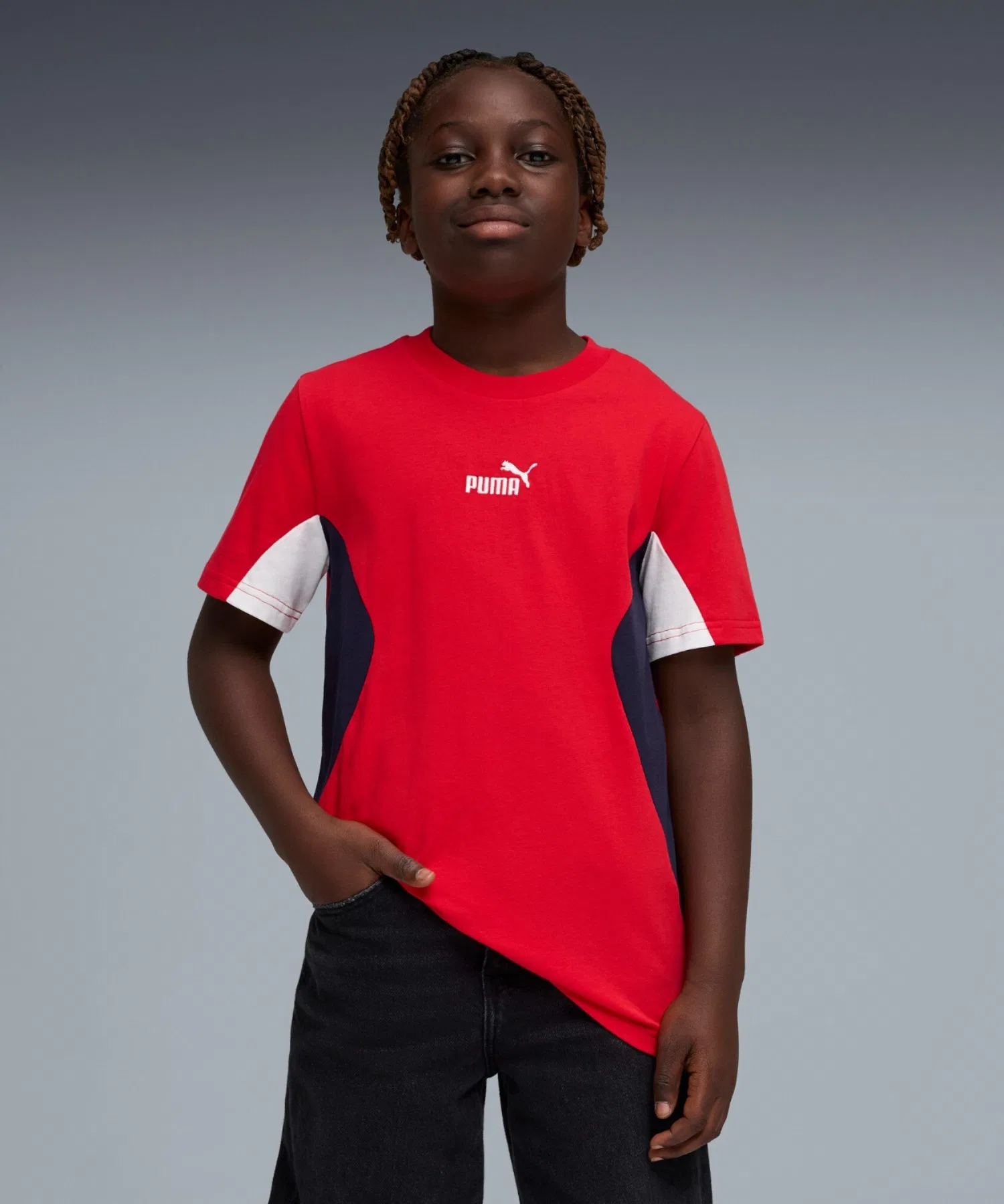 Детская футболка PUMA ESS BLOCK Tee