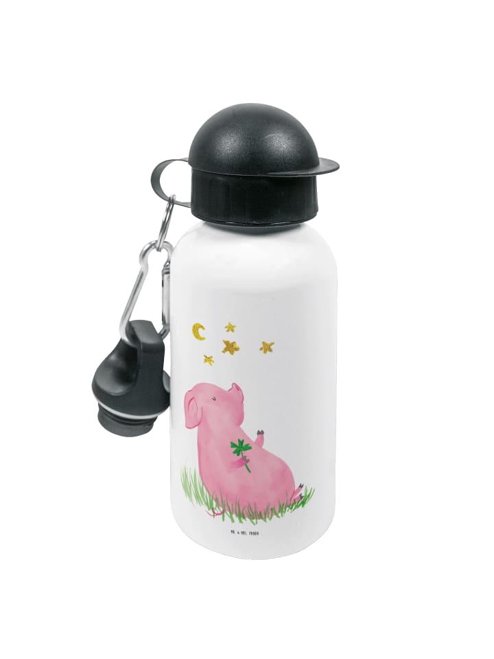 

Mr. & Mrs. Panda Белая бутылка для питья в форме свиньи (без надписи)