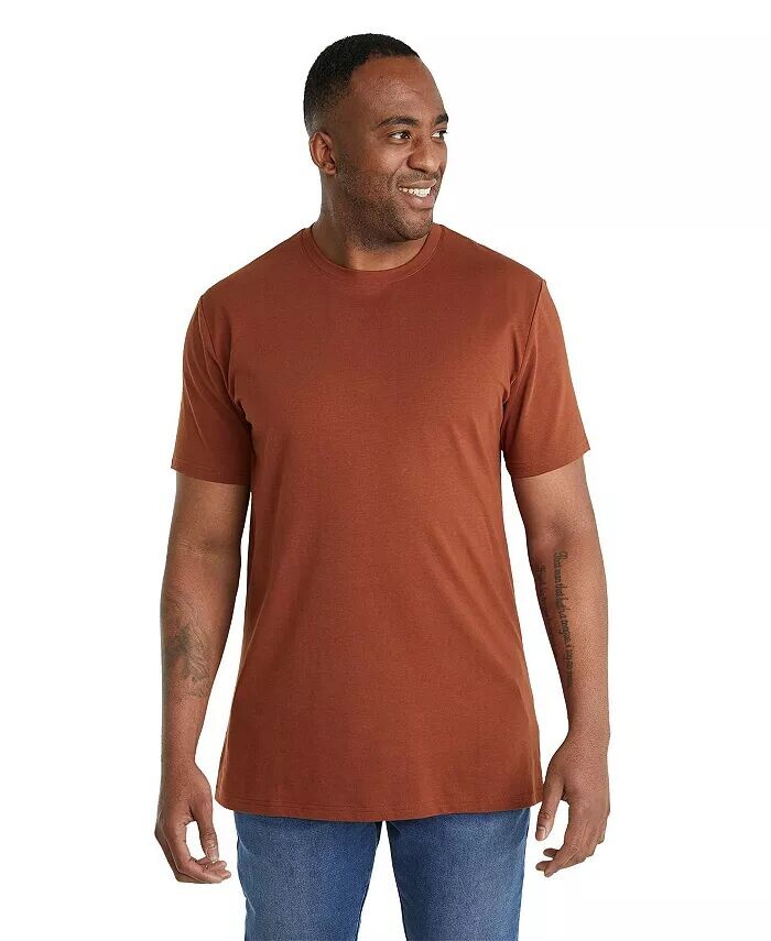 

Мужская футболка Essential Longline Scoop Johnny Bigg, коричневый