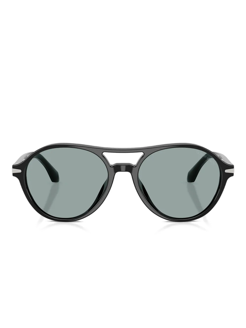

Солнцезащитные очки в круглой оправе GIORGIO ARMANI, черный