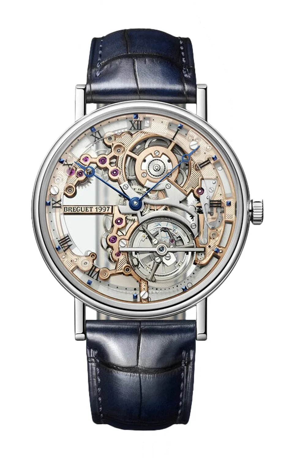 Классик Турбийон Экстра-Тонкий Скелетон - 5395PT/RS/9WU BREGUET, черный