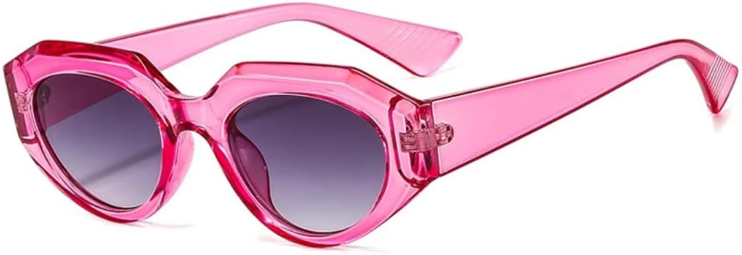 

Модные панк-очки овальной формы для женщин, винтажные «кошачий глаз», мужские в стиле стимпанк с леопардовым принтом, защита от ультрафиолета UV400 TOIPASTN, C3 Purple-gray