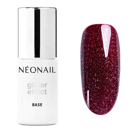 

Мл NEONAIL Hybrid Base 2in1 GLITTER EFFECT BASE BURGUND SHINE 7,2