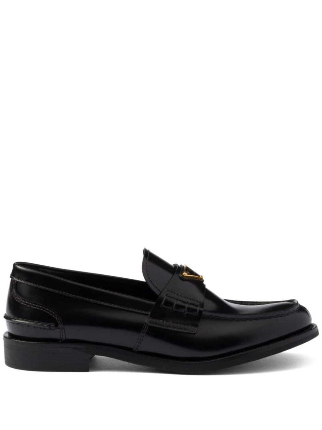 Prada кожаные лоферы, черный