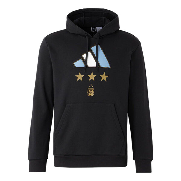 

Толстовка adidas 2022 World Cup Argentina Winner Hoodie 'Black', черный