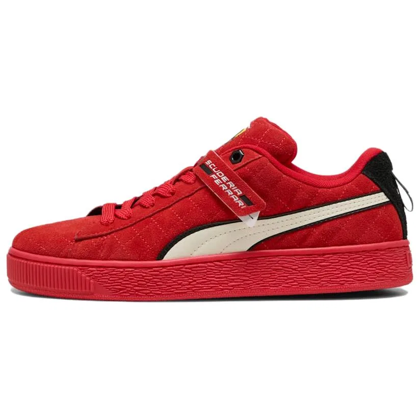Кроссовки кожаные PUMA Suede Xl Hero Red