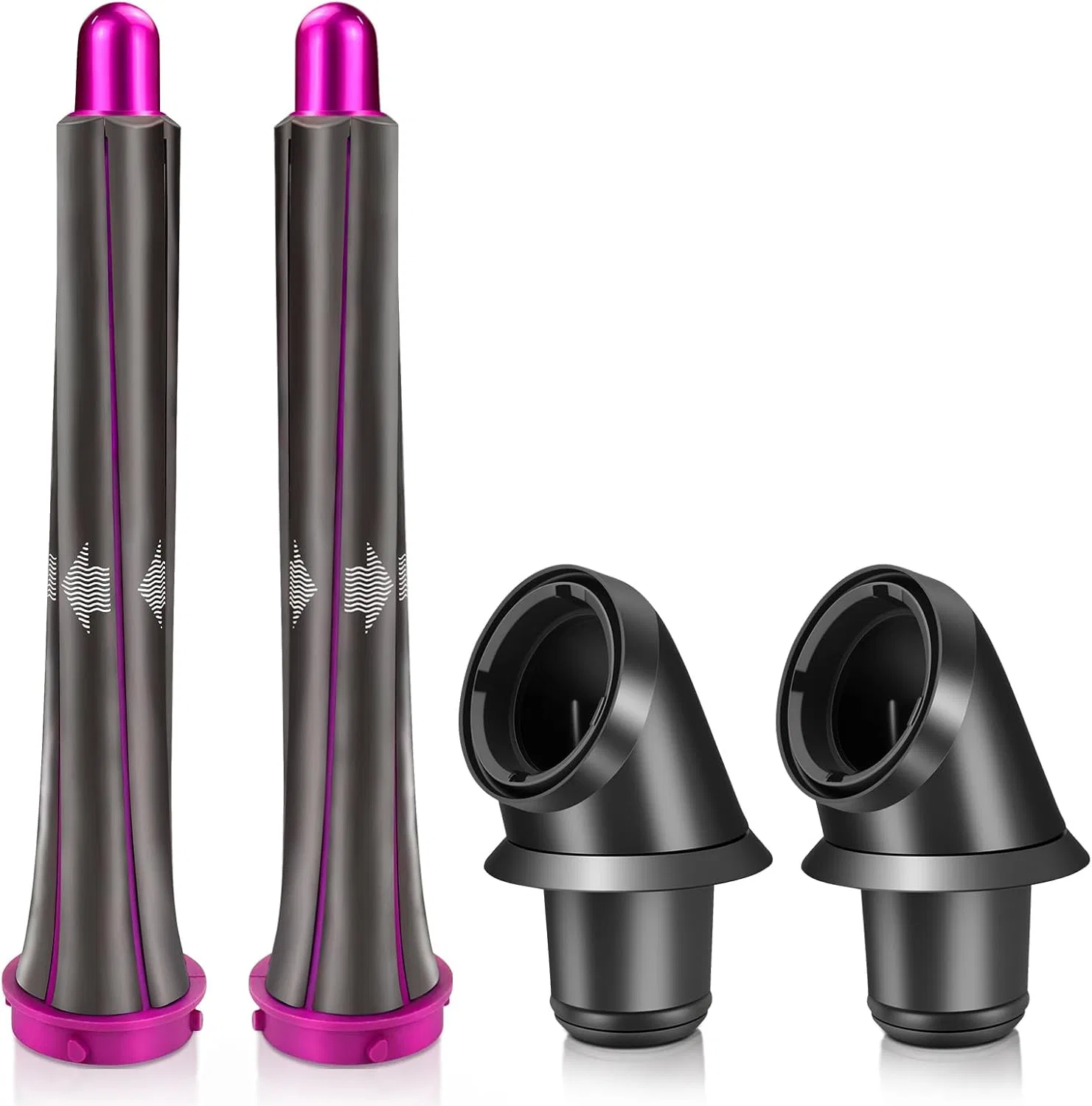 Длинные щипцы для завивки 20 мм и адаптер для Dyson HD01-HD16 Chuancheng, 2 X 20 Mm Curlers + 2 X Adapters
