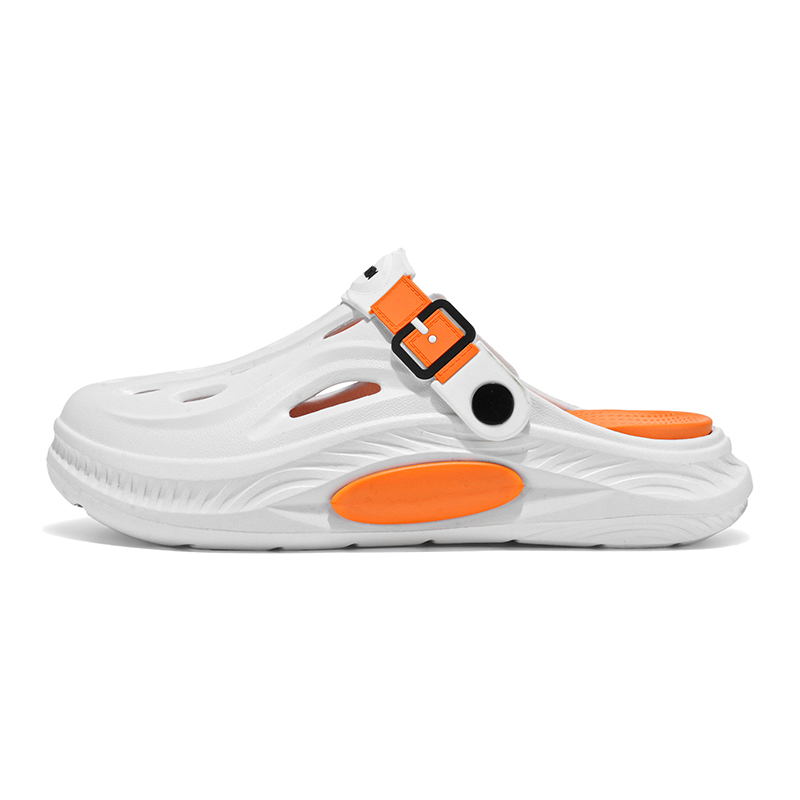 

NANJIREN Клоги унисекс бело-оранжевые, цвет White Orange