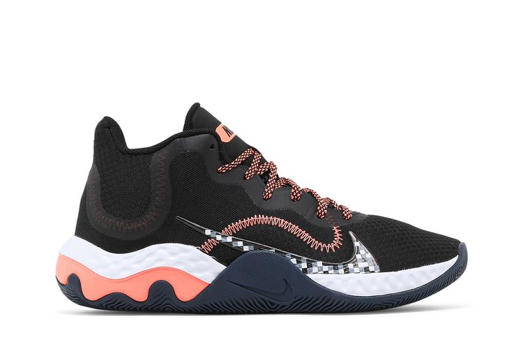 

Кроссовки Renew Elevate 'Black Bright Mango', черный
