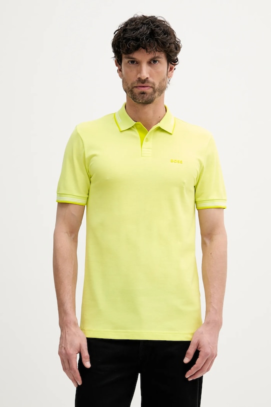 

Поло Boss Green, зеленый