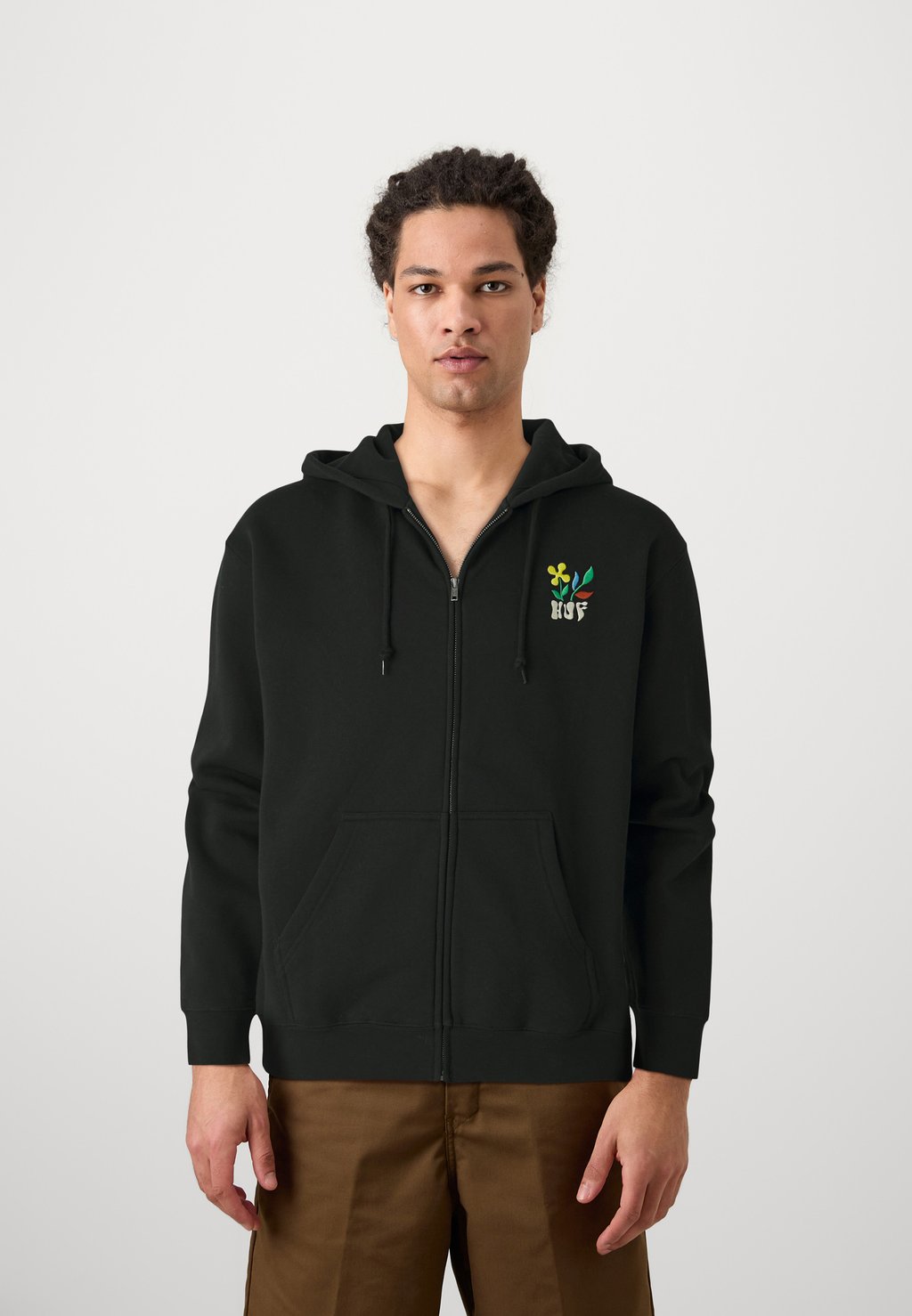 

Толстовка на молнии HOODIE UNISEX HUF, черный