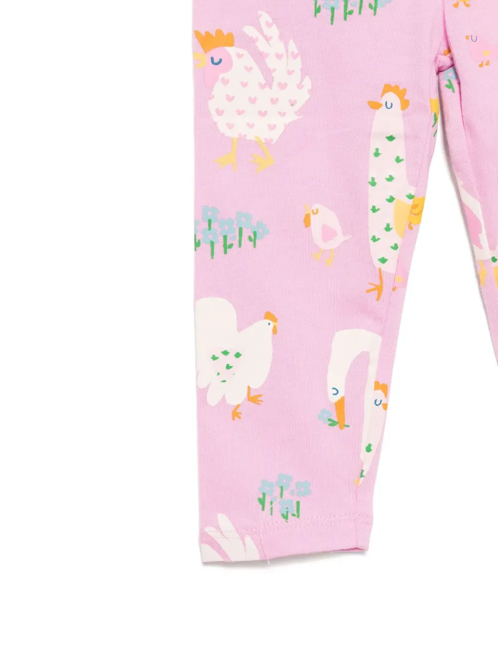 Спортивный костюм с животным принтом Stella Mccartney Kids, розовый — фото 4