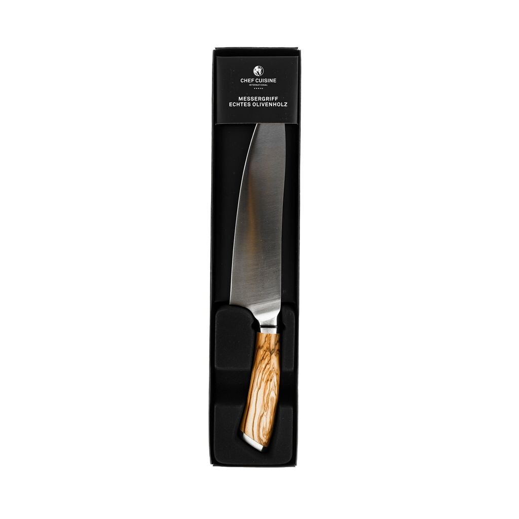 

Chef Cuisine 4239-CC Нож шеф-повара Ручка из оливкового дерева 20,5 см Нержавеющая сталь