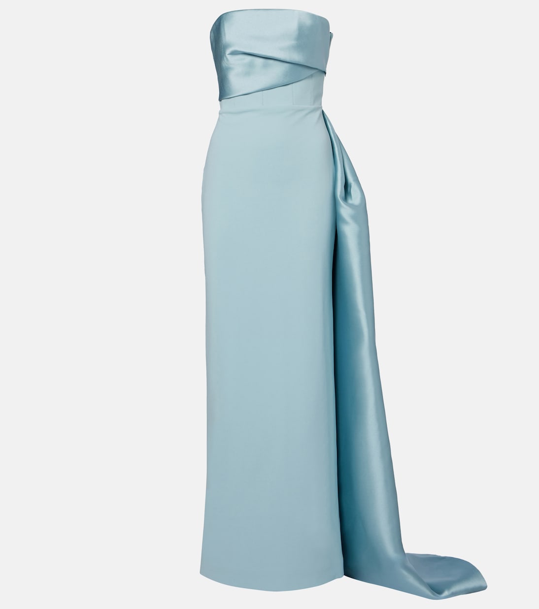 

Кружевное платье Kinsley без бретелей Solace London, Arctic Blue