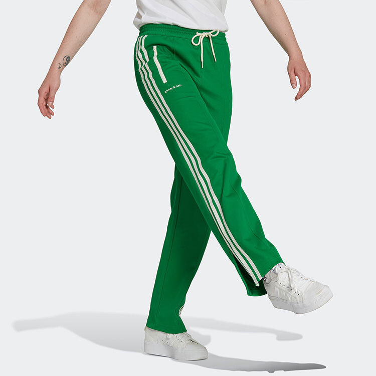 Спортивные и богатые трикотажные брюки X Knit женские зеленые Adidas Originals — фото 4
