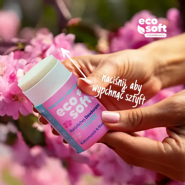 Натуральный дезодорант без алюминия для женщин, 50 г Eco Soft Flower bloom — фото 4